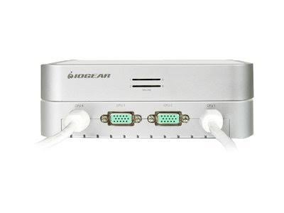IOGEAR MiniView Micro USB with Built-in KVM Cables and Audio Support KVM Switch - 4 KVM Ports