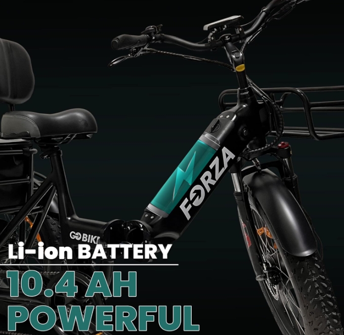 &middot; MALISA Electric Trike for Adults, 3 Wheel Motorized Bicycle with Big Wheels, Long Range Adult.