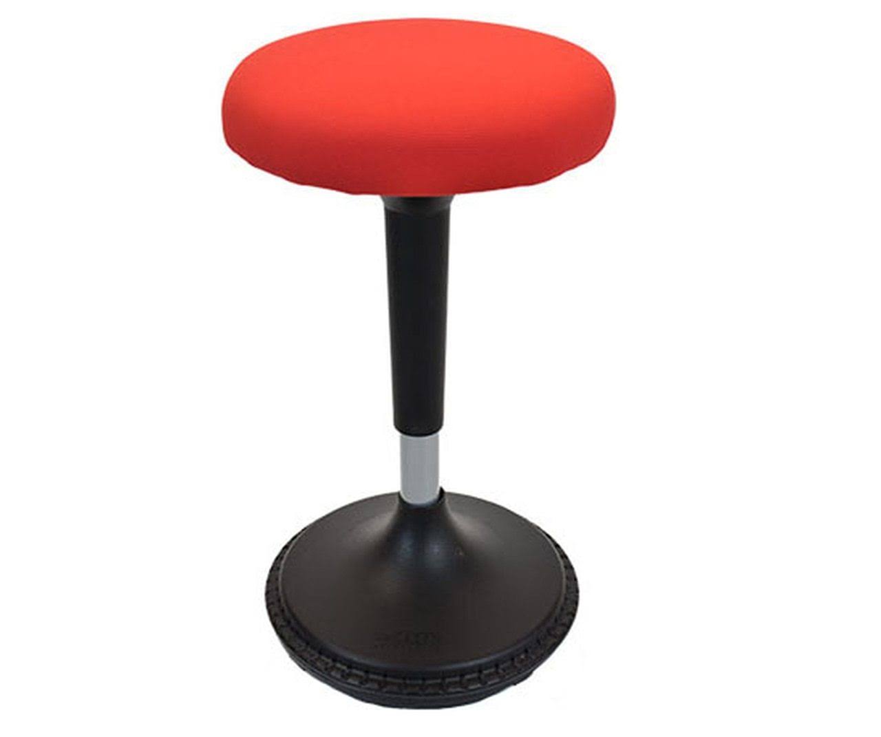Uncaged Ergonomics: Wobble Stool Standing Desk Chair - Red