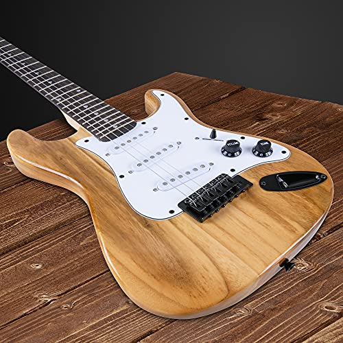LyxPro 36 Inch Electric Guitar and Kit for Kids with 3/4 Size Beginner’s Guitar, Amp, Six Strings, Two Picks, Shoulder Strap, Digital Clip On Tuner