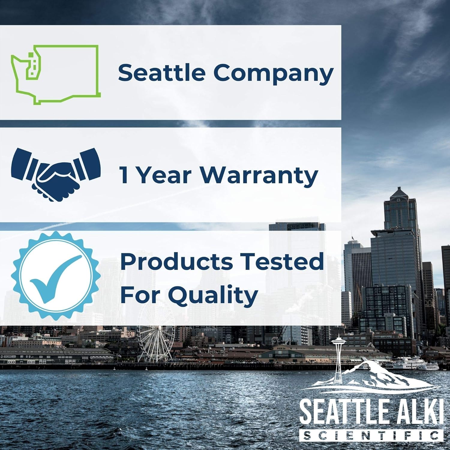 Seattle Alki Scientific Industrial Counting Scale, Digital Balance with 30kg Capacity & 0.5g Accuracy
