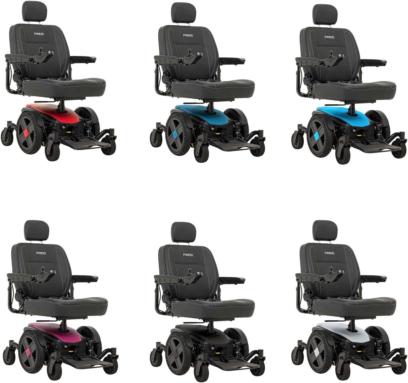 Pride Mobility Jazzy EVO 614 HD Group 2 Power Chair, Heavy-Duty Two-Motor, in-line, Mid Wheel Drive