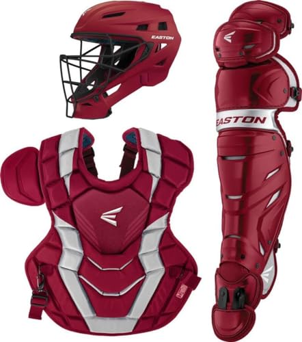 Easton | Elite X 2.0 Baseball Catcher's Equipment | Box Set | NOCSAE Approved | Youth/Intermediate/Adult | Multiple Colors