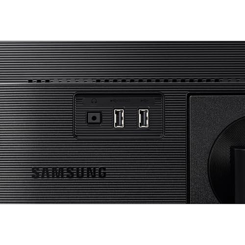 SAMSUNG FT45 Series 27-Inch FHD 1080p Computer Monitor, 75Hz, IPS Panel, HDMI, USB Hub, Height Adjustable Stand, 3 Yr WRNTY (LF27T450FQNXGO),Black