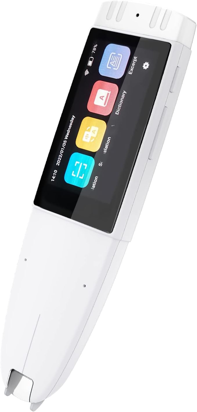 Pen Scanner, COHOLL Portable Scanner Language Translator and Reading Pen/ 112 Languages/Wireless/Wi-Fi/Compatible with Windows, iOS