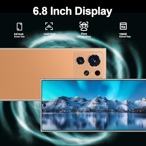 S24 Ultra Unlocked Cell Phones Smartphone with Built-in Pen 8+256GB Android 13 Phones 6.8" HD Screen Dual SIM 108MP+48MP Camera 6800 mAh (Green)
