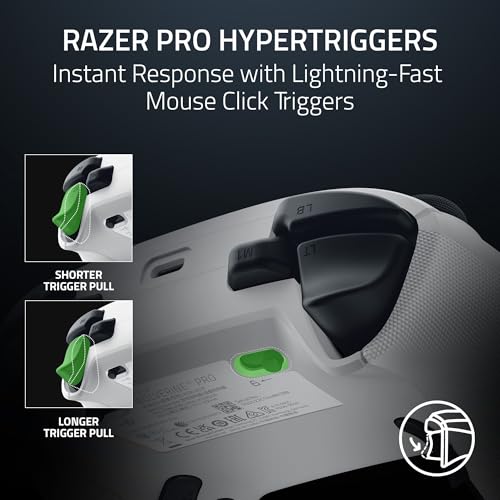 Razer Wolverine V3 Pro Wireless Gaming Controller: Licensed for Xbox Series X|S, Xbox One, Windows PC - 6 Remappable Buttons - Fast Triggers