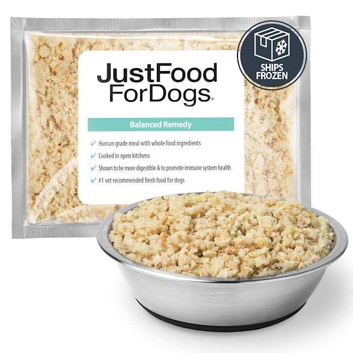 JustFoodForDogs Diets Balanced Remedy Frozen Dog Food - Pet Supplies online store