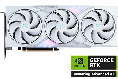 MSI Gaming RTX 5060 Ti 16G Gaming Trio OC White Graphics Card (16GB GDDR7, 128-bit, Extreme Performance: TBA MHz, DisplayPort x 3 2.1a, HDMI 2.1b