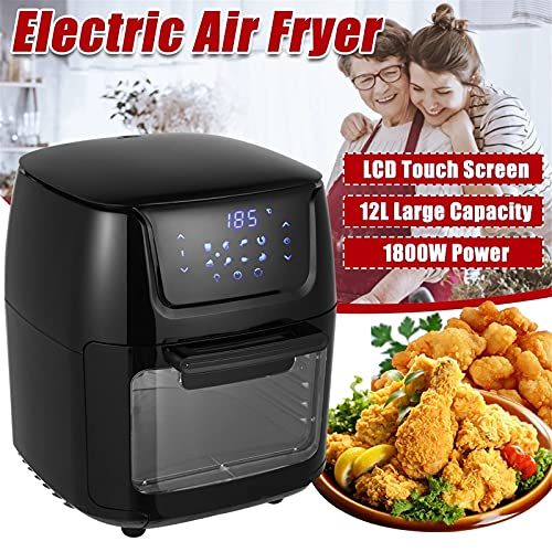 Air Fryers For Home Use Air Fryer Oven Electric Touch Digital Airfryer Rotisserie Dry Large Cooker 12L Comfortable anniversary - Smart Home Appliances