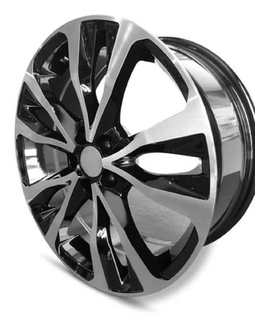 Wheel Rim for 2017-2019 Toyota Corolla 17 in Black Aluminum Rim Direct Fit