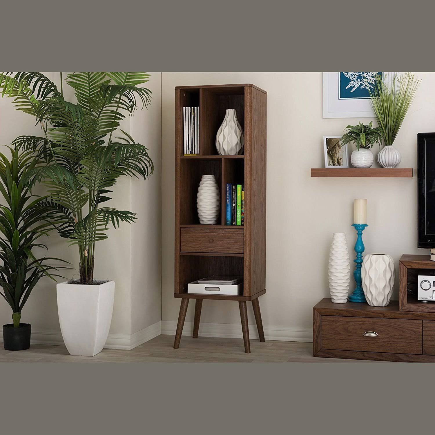 Mid-Century Modern Classic Bookcase Sideboard Cabinet - BFSEOB1982891