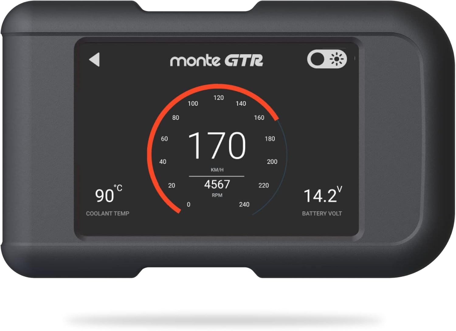 Monte Tuning Universal Performance Tuner - Monte GTR Powerful 4 in 1 Performance Chip Tuning Device, Fuel Saver and Car Diagnostic Scanner