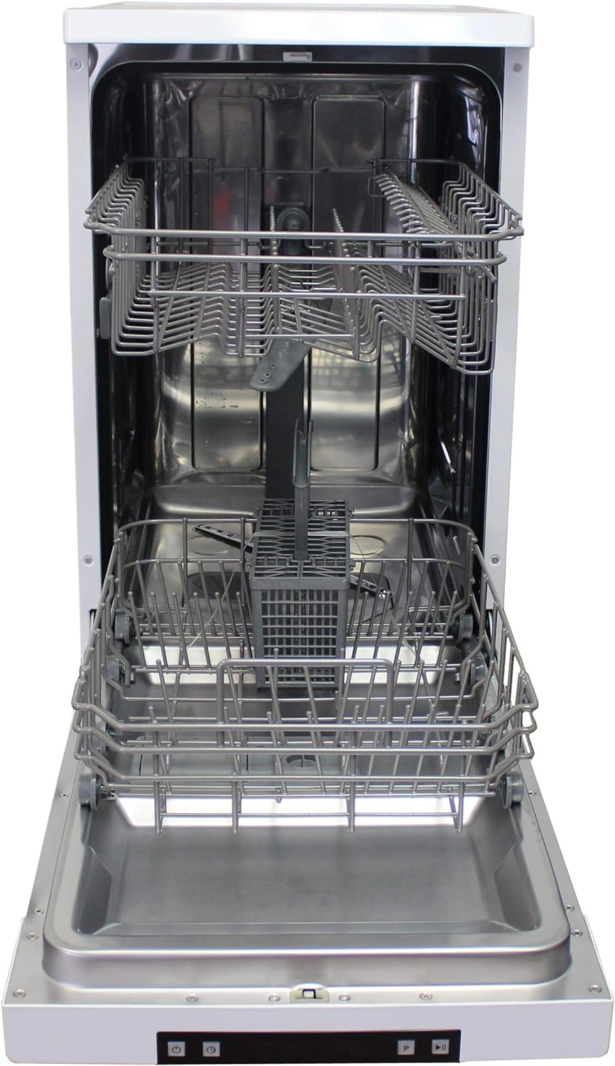 SPT SD-9263WA 18&Prime; Wide Portable Dishwasher with ENERGY STAR, 6 Wash Programs, 8 Place Settings and Stainless Steel Tub &ndash; White