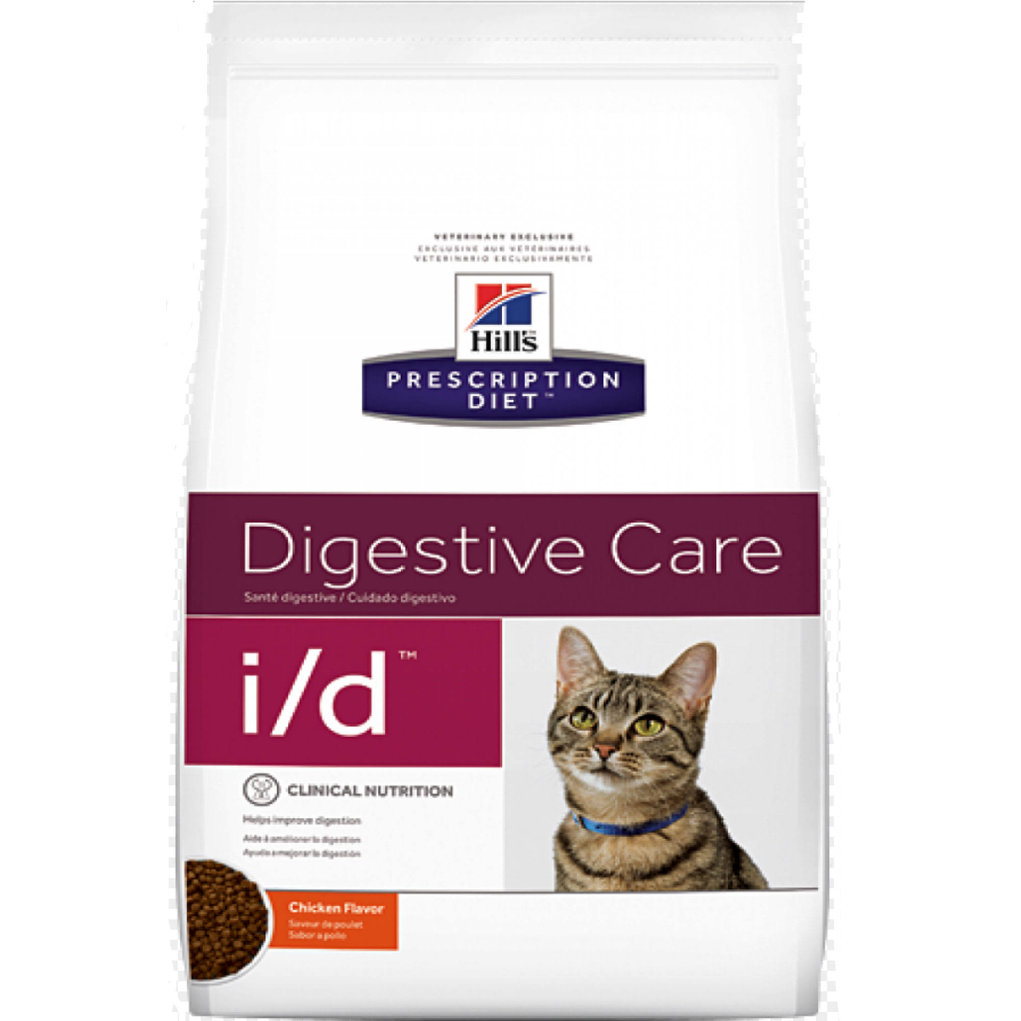 Hill&s Prescription Diet i/d Gastrointestinal Health Dry Cat Food, Chicken - 8.5 lb bag