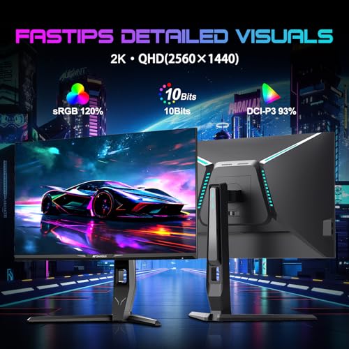 SANSUI 32 Inch Curved 240Hz Gaming Monitor High Refresh Rate, FHD 1080P Gaming PC Monitor HDMI DP1.4, Curved 1500R, 1Ms MPRT, HDR,Metal Stand