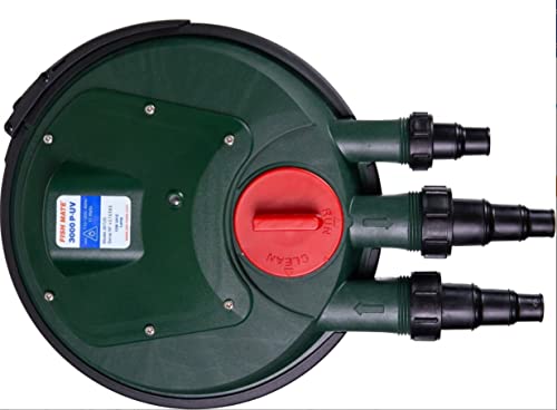 Fish Mate Pressurized Pond Filters - Patented Powerclenz Automatic Cleaning System, Multi-Sized Inlet, Maximum Flow Rate: 1,500 gallons