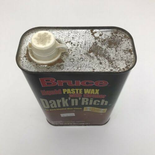 Bruce Liquid Paste Wax with Cleaner Dark N Rich Finish Hardwood Floor New