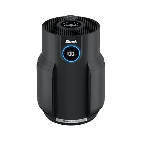Shark Air Purifiers for Home Large Room with NeverChange Air Filter, 5 Year HEPA Filter, Covers 650 Sq. ft