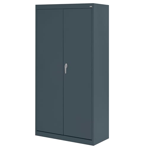 Sandusky Lee Value Line Metal Storage Cabinet, Charcoal