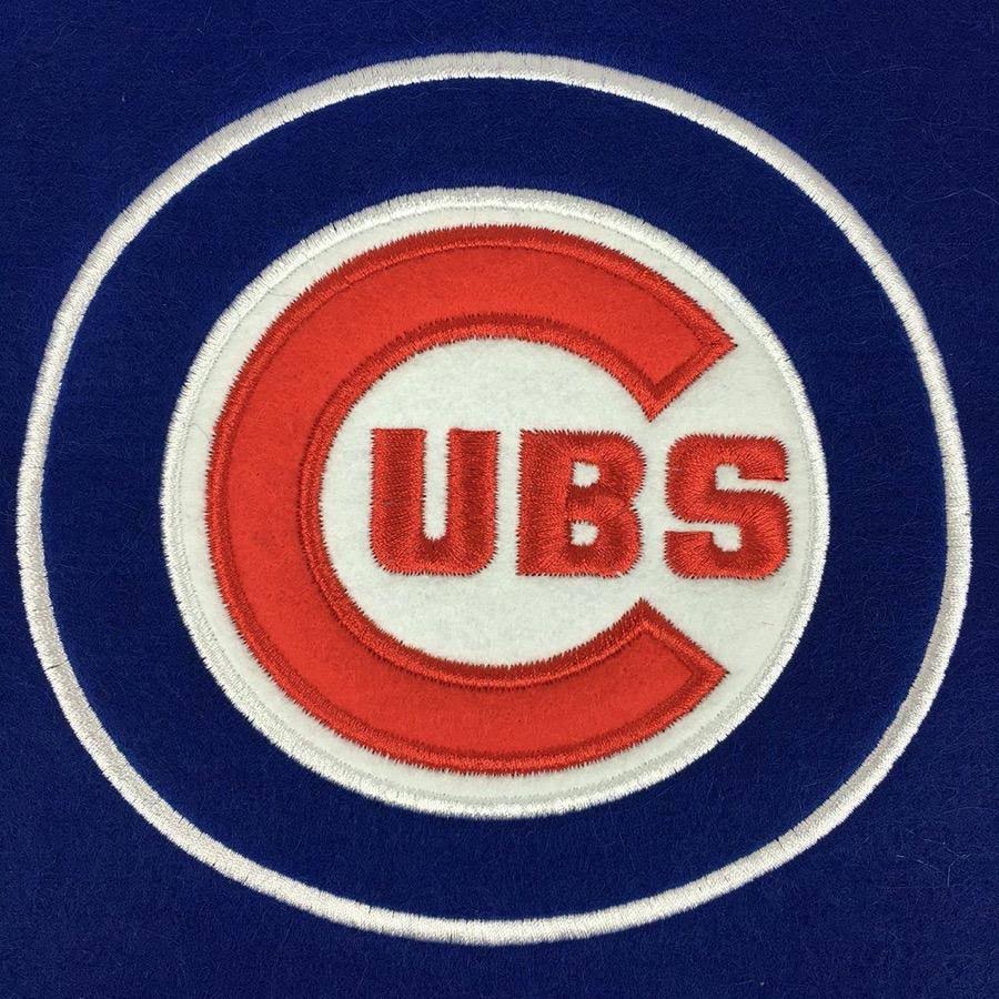Chicago Cubs Banner Wool Man Cave