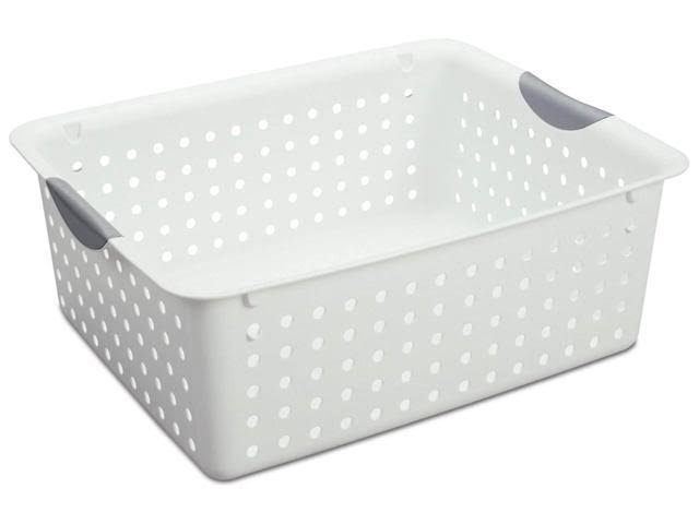 Sterilite Multi-Size Plastic Storage Basket Bin Organizer Bundle Set