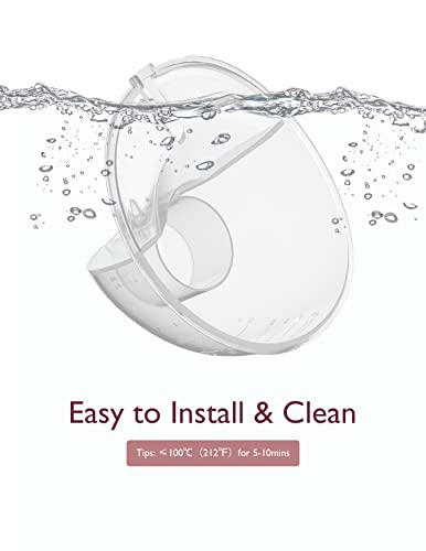 Momcozy M5 Hands-Free Wearable Breast Pump, Double-Sealed Flange for Baby-Like Comfort, 3 Modes & 9 Suction Levels, Portable Electric Pump – 24mm