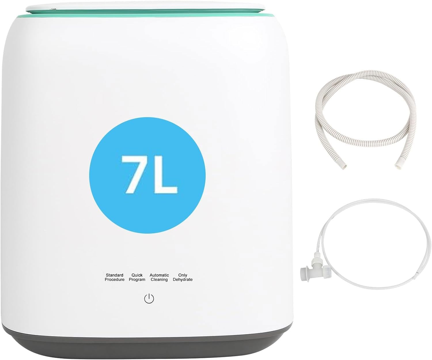 7L Fully automatic Mini portable washing machine, Portable Washer with spin dryer Automatic water in and out, 650r/min Perfect for Small Clothes