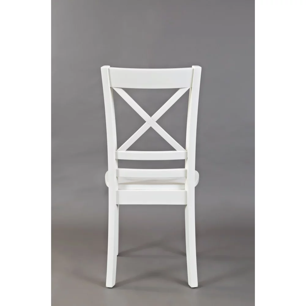 Jofran Simplicity Solid Wood Classic Cross-Back Dining Chair (Set of 2)