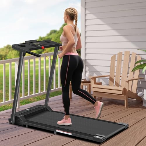 Portable Foldable Treadmills for Home, Small Folding Treadmill for Home Office with 300 LBS Capacity