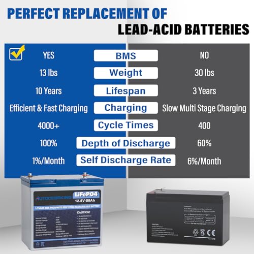 12V 100Ah BCI Group 24 LiFePO4 Battery, 100A BMS Rechargeable Mini Lithium Battery with Low-Temp Protection, Up to 15000 Cycles Perfect for RV