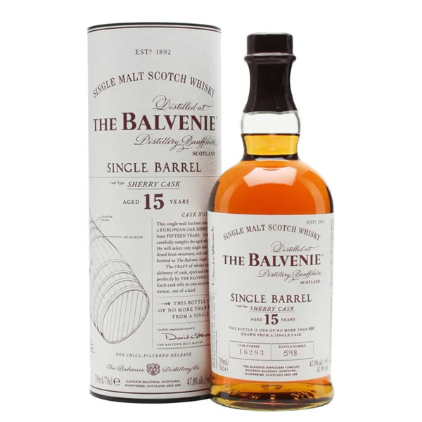 The Balvenie Single Barrel Sherry Cask Aged 15 Years 750ml - Nestor Liquor