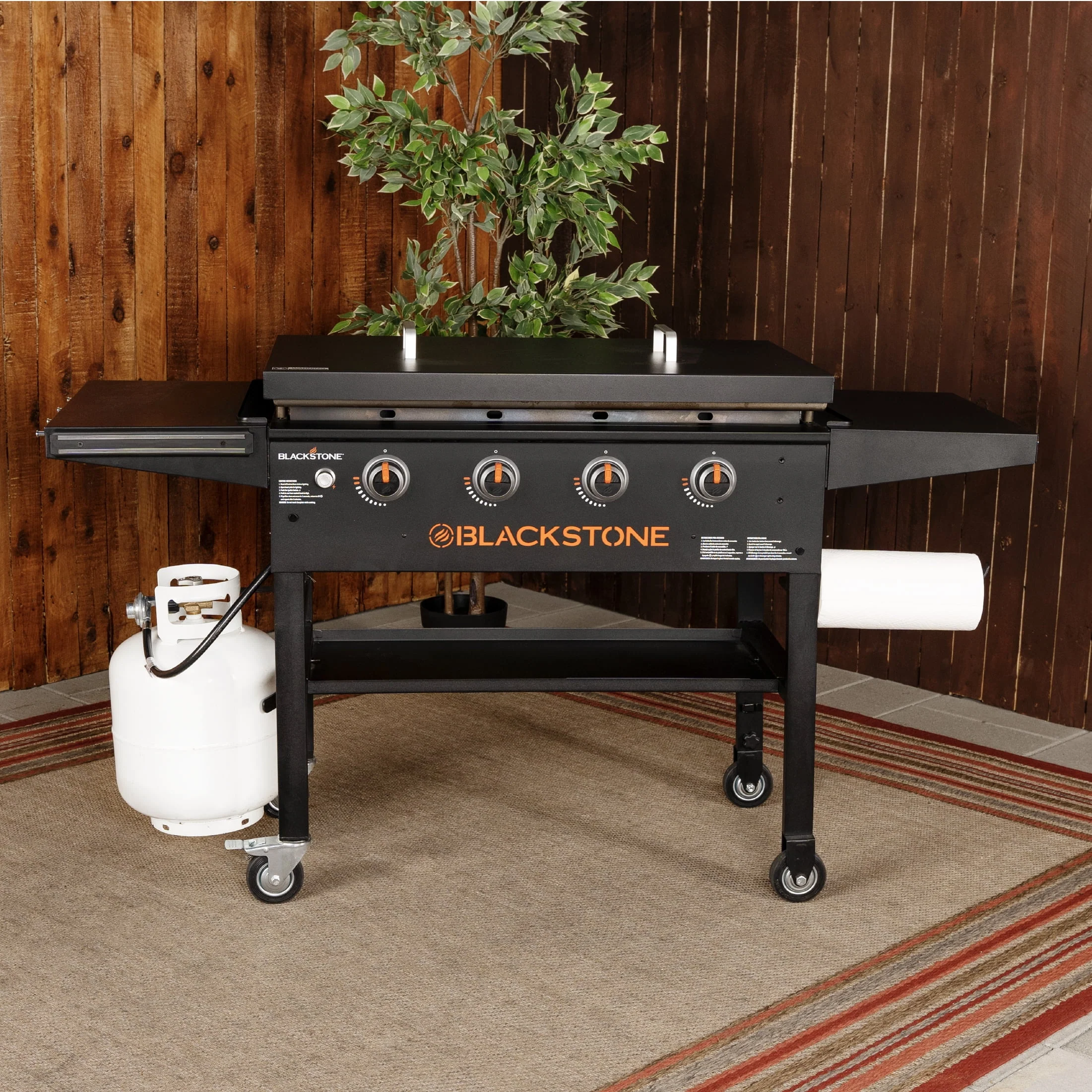 Blackstone 4-Burner 36 Griddle Cooking Station with Hard Cover