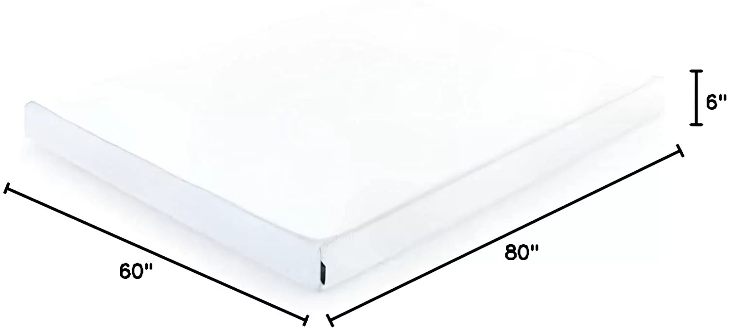 ZINUS 6 Inch Green Tea Cooling Gel Memory Foam Mattress / Cooling Gel Foam / Pressure Relieving / CertiPUR-US Certified / Bed-in-a-Box, Queen