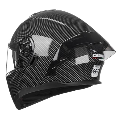 Modular Motorcycle Helmet with Flip-Up Design, DOT Approve with Extra Clear Visor, Full Face Motorcycle Helmets