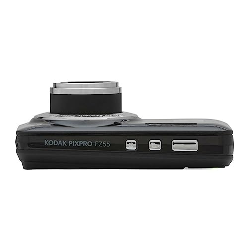 Kodak PIXPRO Friendly Zoom FZ55 Digital Camera (Black) Bundle with Case for Compact Cameras