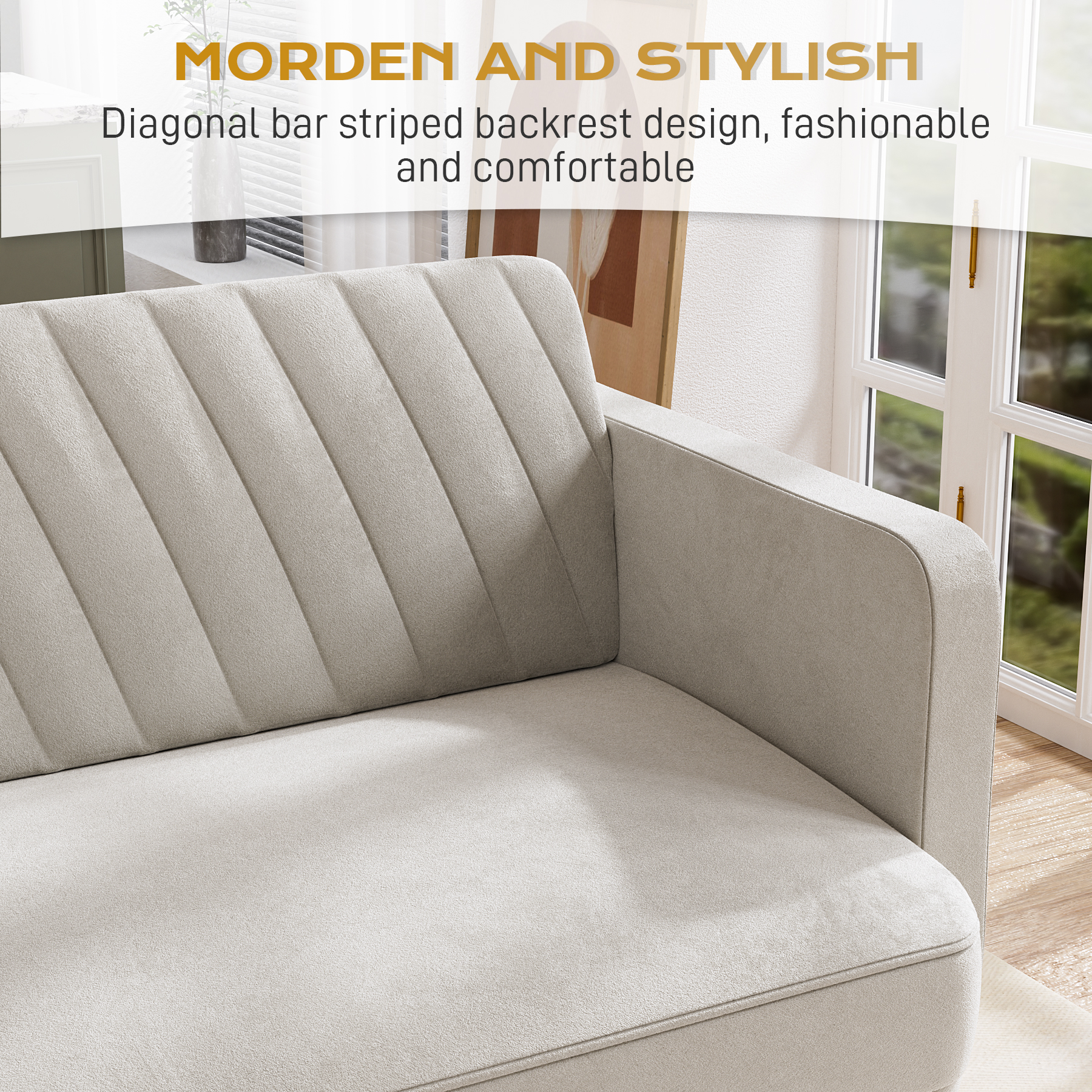 Rophefx Upholstered Tufted Velvet Futon Sofa Bed with 2 Pillows, Modern Convertible Futon Couch with 3 Adjustable Backrest Angles for Apartment