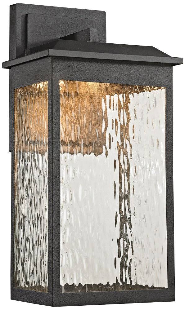 Elk Lighting 45201-LED Newcastle LED Outdoor Wall Sconce in Matte Black