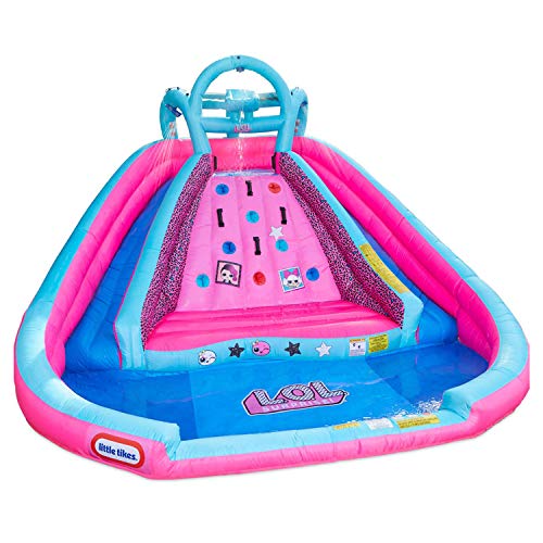 Little Tikes Rocky Mountain River Race Inflatable Slide Bouncer Multicolor, 161.00''L x 169.00''W x 103.00''