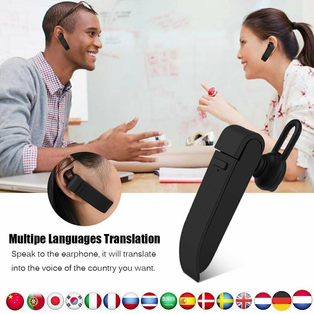 Fosa Smart Language Translator Device, Electronic Translator Portable Bluetooth Multi-language Translation, 16 Languages Wireles