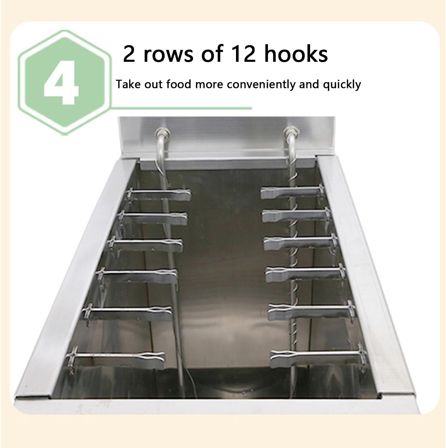 25L Cheese Hot Dogs Sticks Frying Machine,Corn Dog Fryer,Commercial Electric Cheese Hot Dogs Sticks Making Machine,Electric Deep Fryer for Restaurant