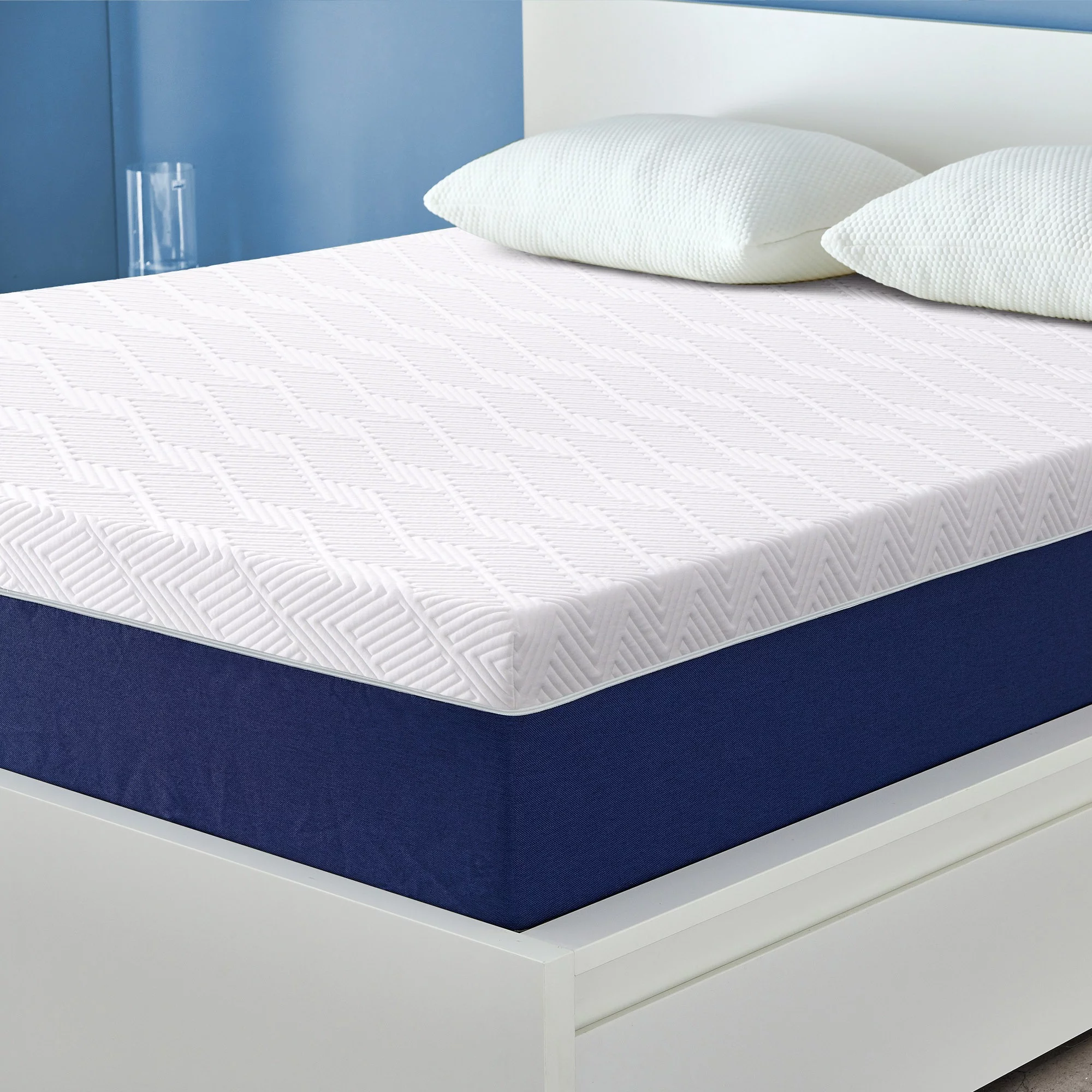 Twin Mattress Madinog 10 Medium Mattress Gel Memory Foam Support Bed-in-a-Box