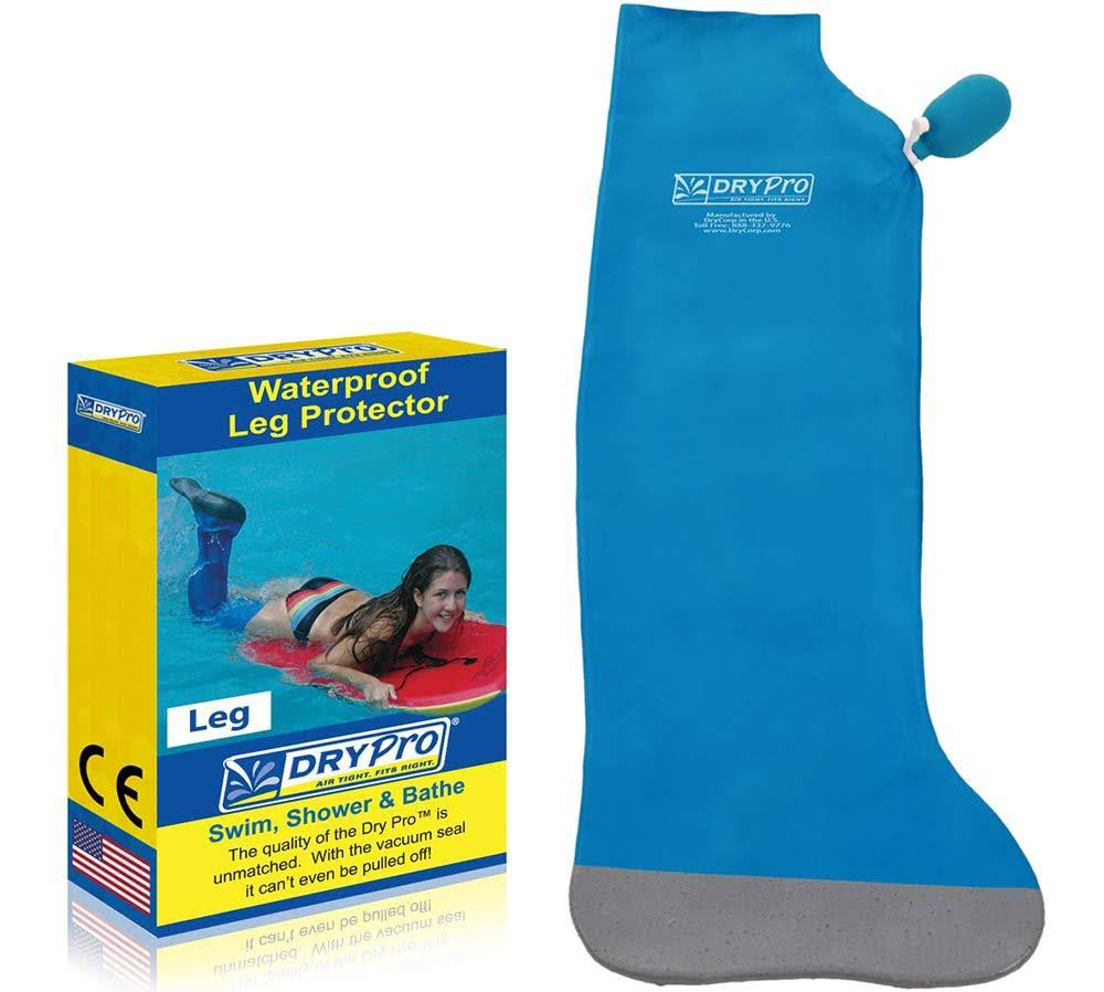 DryPro Full Leg Cast Guard with Pro-Pump, Large