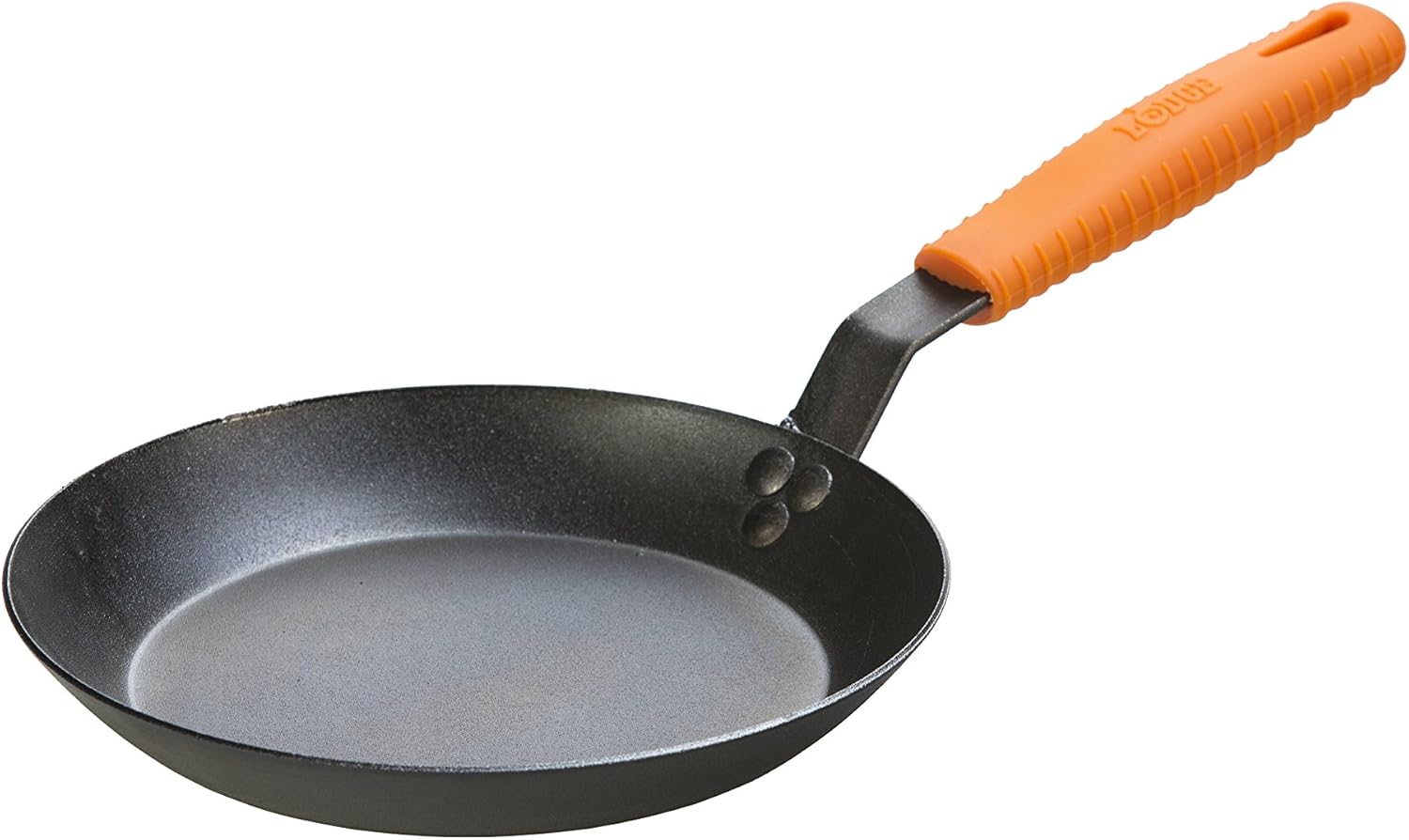 Lodge Manufacturing Company carbon steel skillet, 10-Inch, Black/Orange