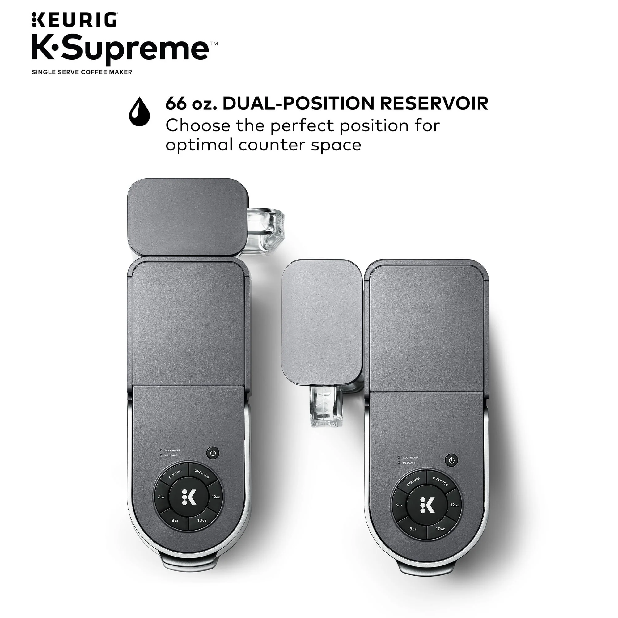 Keurig K-Supreme Single-Serve K-Cup Pod Coffee Maker, Black