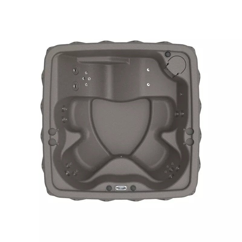 AquaRest Spas Premium 500 5-Person Lounger Plug And Play With 29 Stainless Jets, Ozone, And LED Waterfall