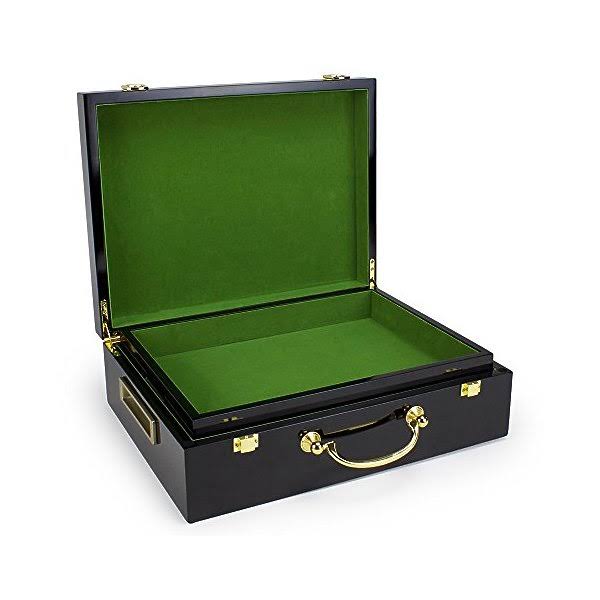 500ct. Showdown 13.5g Poker Chip Set in Hi-Gloss Wooden Carry Case