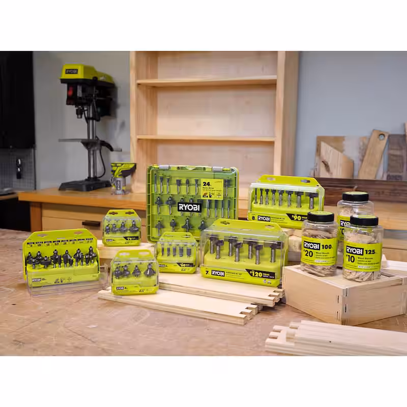 24-Piece Router Bit Set