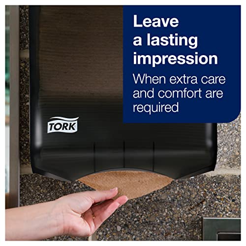 Tork Multifold Hand Towel, Natural, 100% recycled, FSC certified, Compatible with H2 Dispensers, 16 packs x 250 sheets (MK520A)