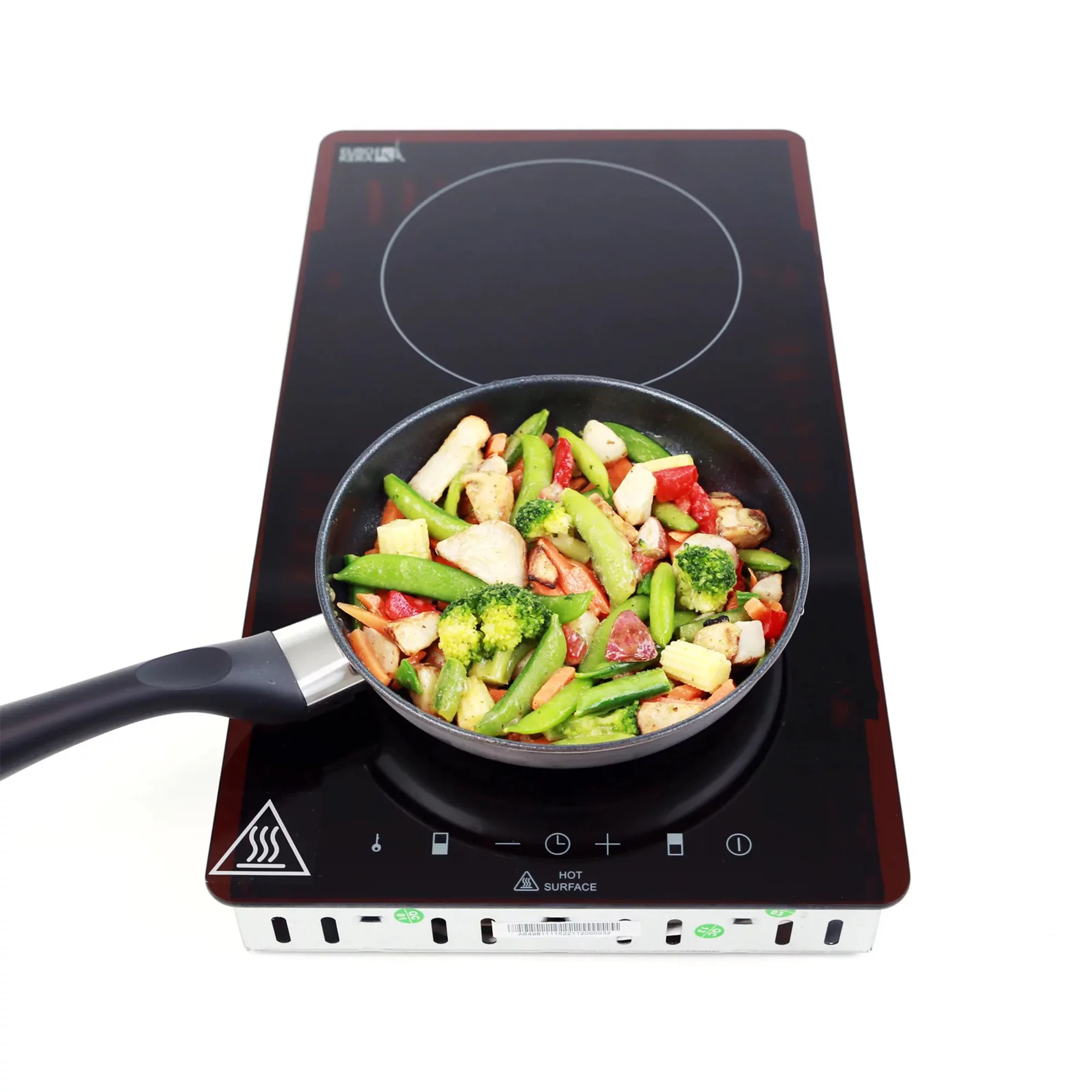 Avanti Dual Burner Electric Cooktop with Glass Surface & 9 Power Levels